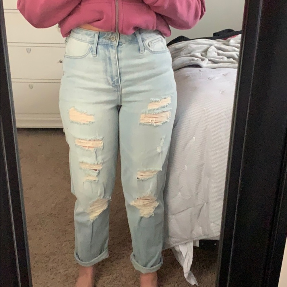 Hollister mom jeans